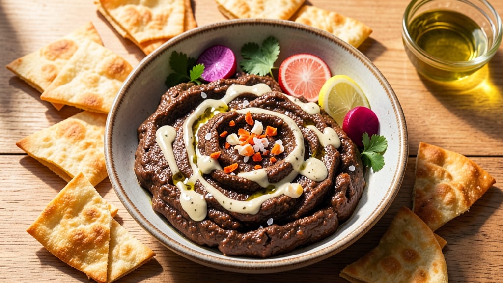 Baba Ganoush Salad Recipe: Smoky Eggplant Dip With Crispy Pita Crunch
