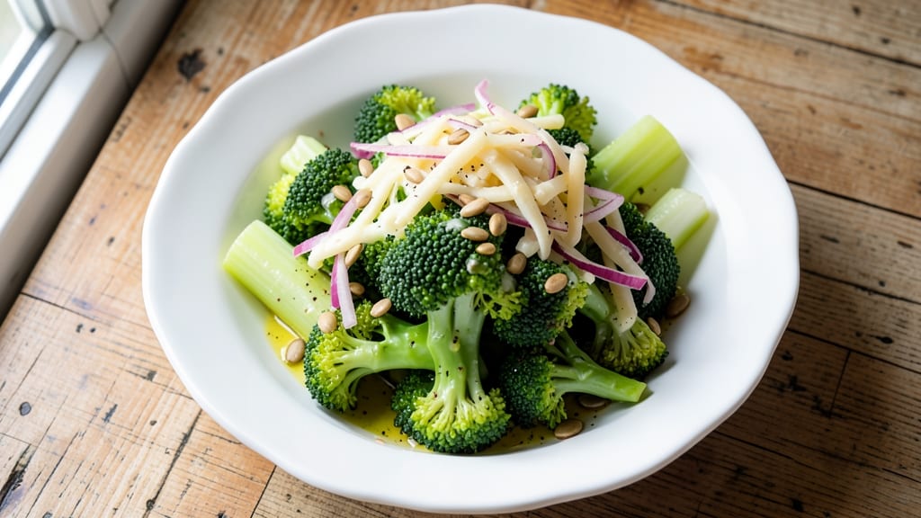Broccoli Salad Kraft Recipe: Crispy Celery Crowns and Creamy Ranch Harmony