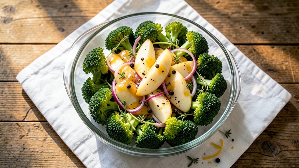 Broccoli Pear Salad Recipe: Sweet and Peppery Bite-Perfect Balance