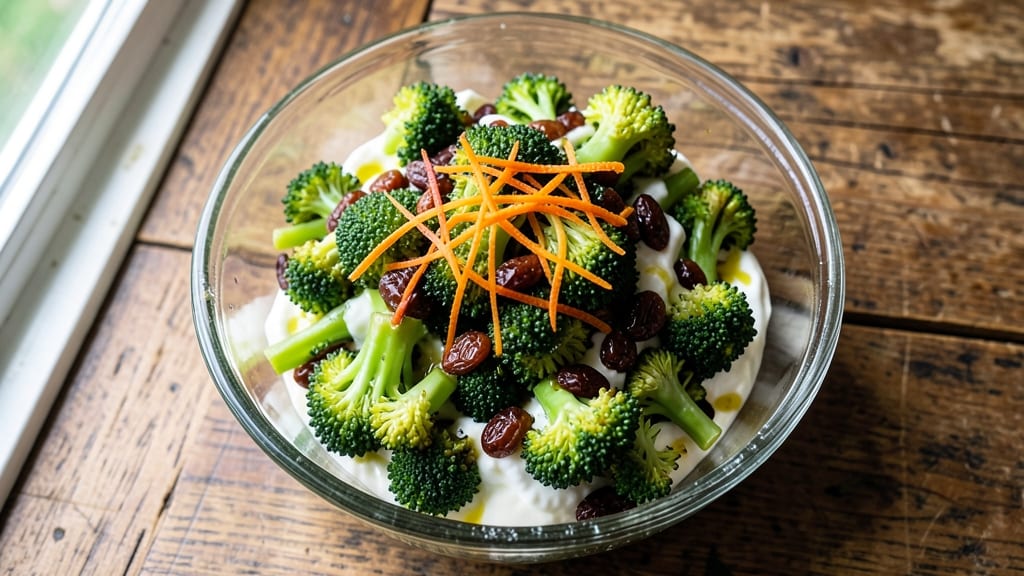Broccoli Dried Cranberry Salad Recipe: Sweet-Tart Crunch With Creamy Citrus Dressing