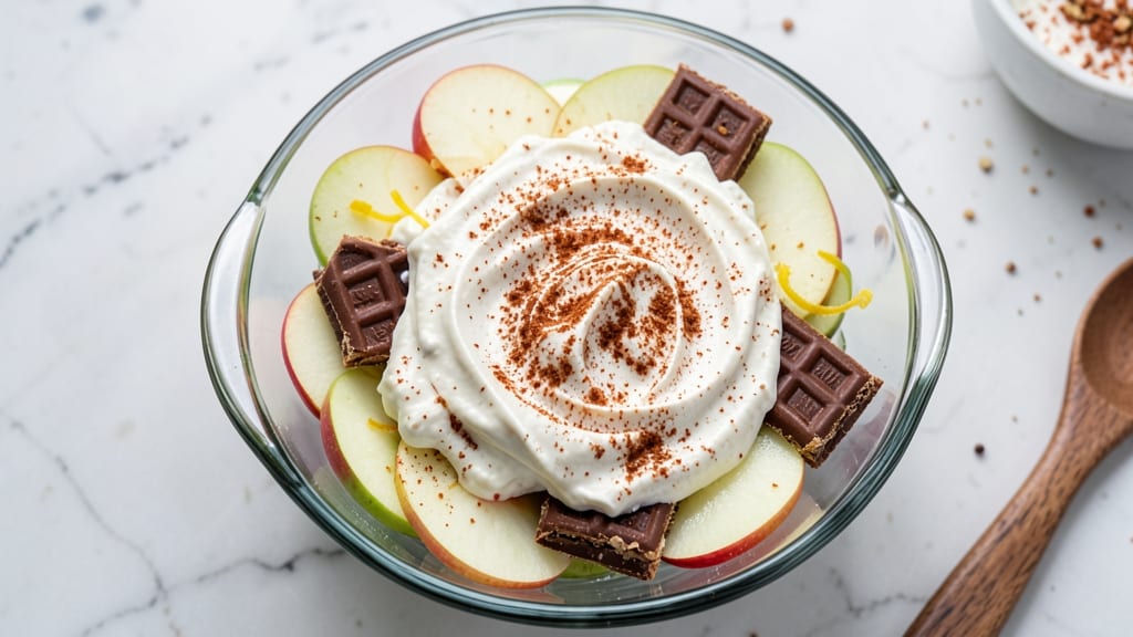 Apple Snickers Salad Recipe With Cream Cheese: Caramelized Apples and Creamy Cream Cheese Bliss