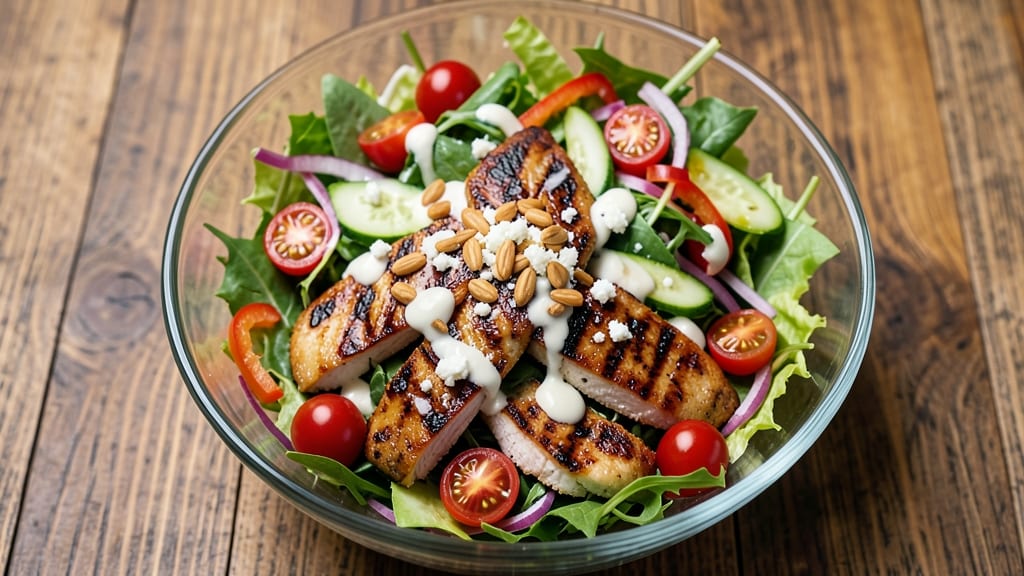 Big Chopped Salad Recipe: Hearty Protein-Packed Crunch in Every Bite