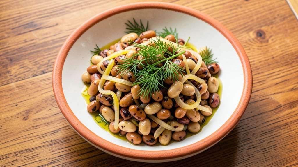 Bean Salad Recipe South Africa: Crispy Celery Crowns Over Zesty Lemon-Dill Dressing