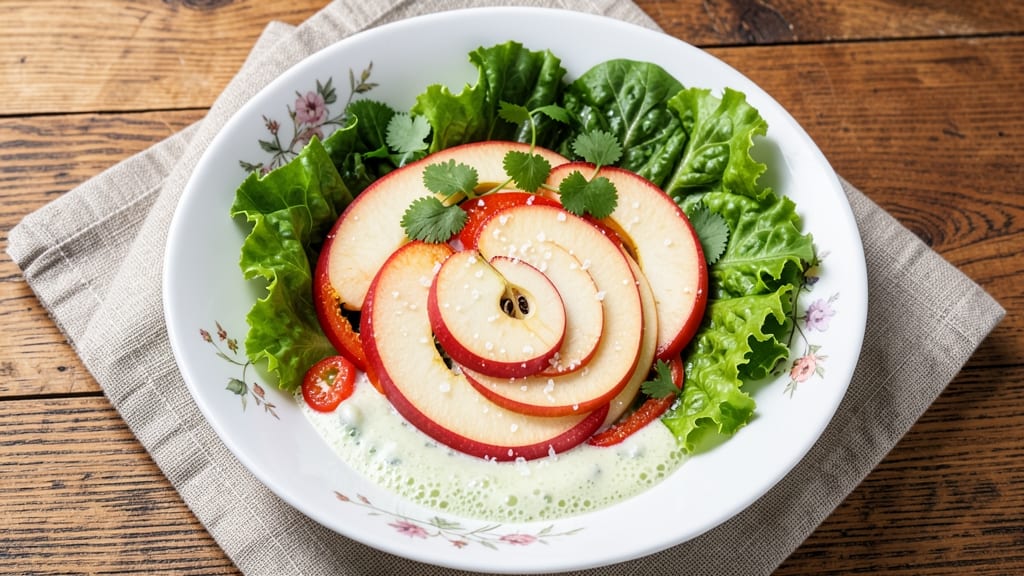 Brazilian Apple Salad Recipe: Tropical Crunch with Coconut-Lime Zing