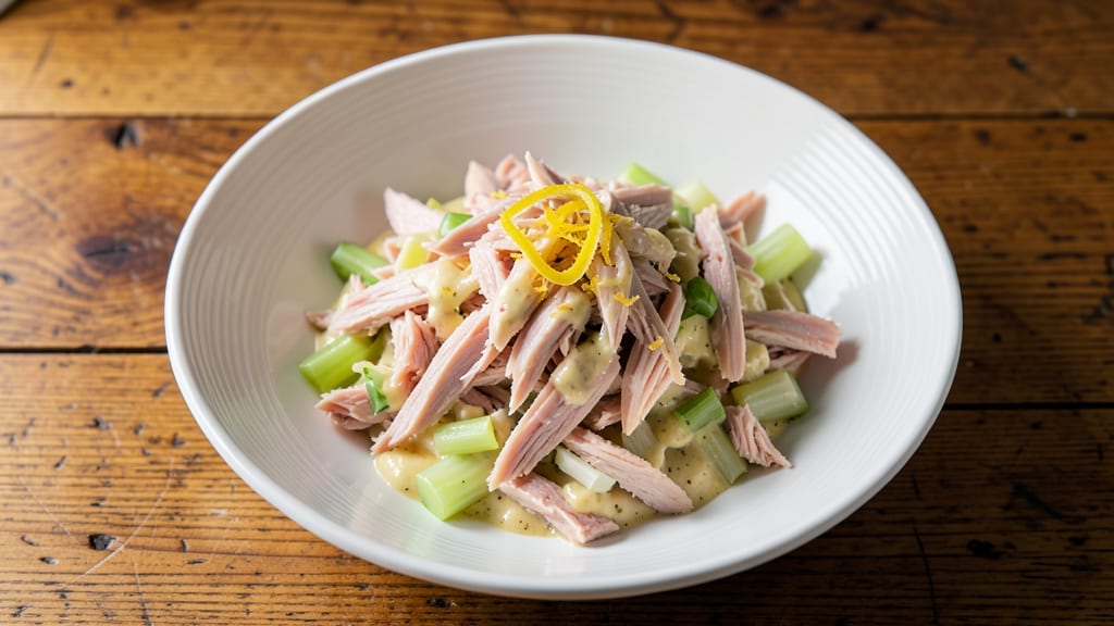 Bobby Flay's Tuna Salad Recipe: Crispy Celery Crowns and Zesty Mayo Magic