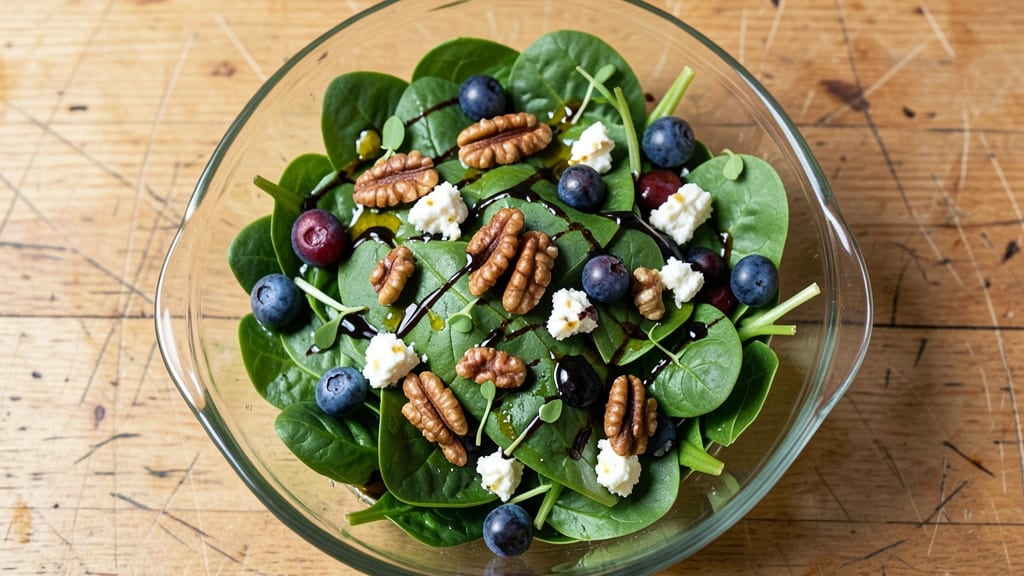 Blueberry Walnut Salad Recipe: Sweet-Tart Balance With Nutty Crunch