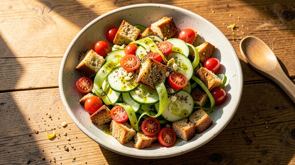 Aurelio's Antipasto Salad Recipe: Crispy Croutons and Fresh Herb Brightness