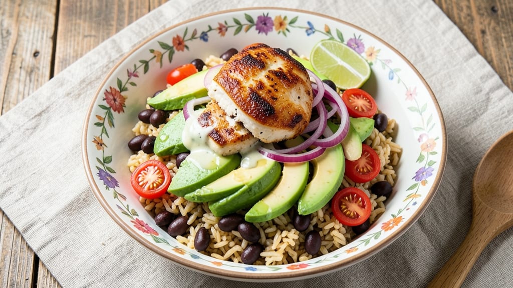 Burrito Bowl Salad Recipe: Crunchy Layers and Zesty Southwest Flavor