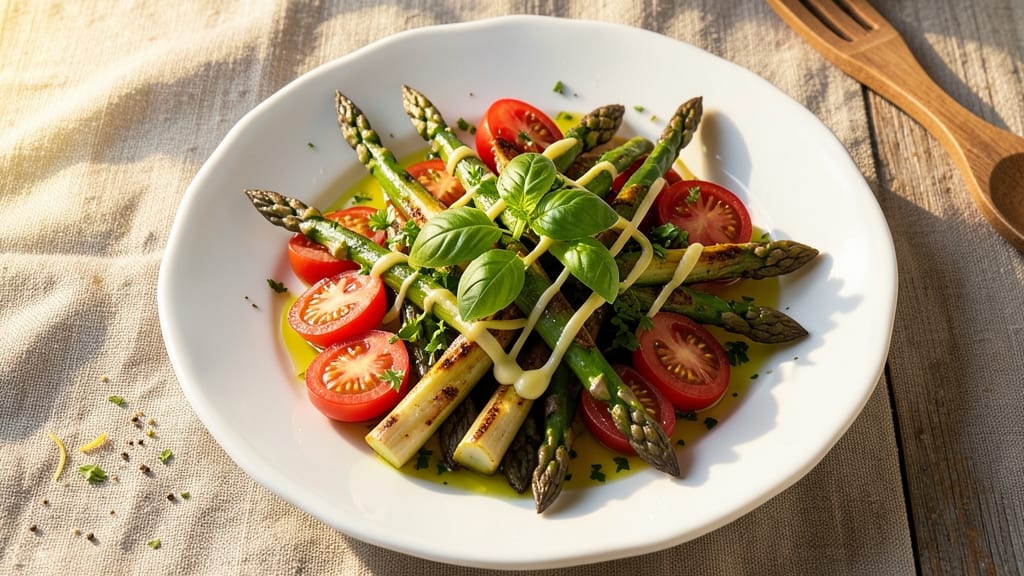 Asparagus and Tomato Salad Recipe: Bright, Crunchy, and Herb-Infused Freshness