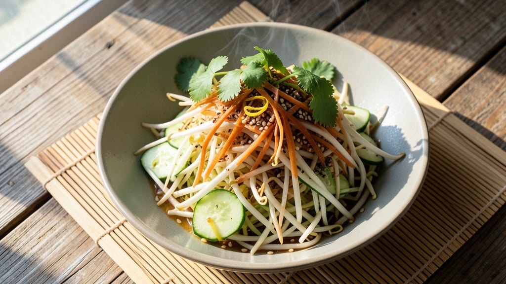 Asian Bean Sprouts Salad Recipe: Crispy, Tangy, and Lighting-Fast Freshness