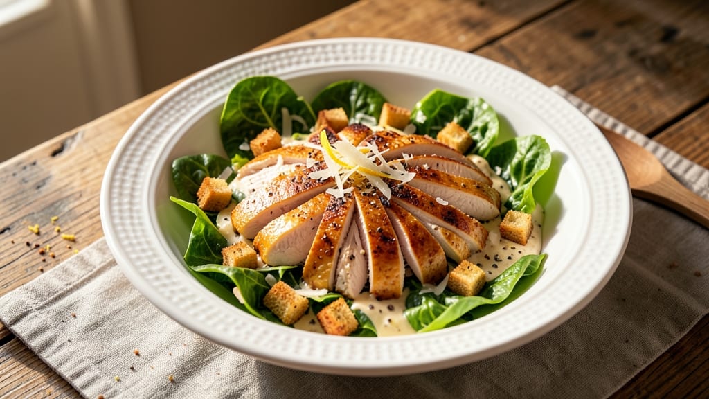 Applebee's Grilled Chicken Caesar Salad Recipe: Crispy Croutons and Parmesan Crunch