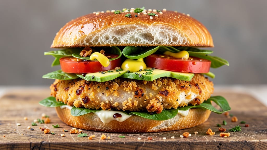 Baked Chicken Salad Sandwich Recipe: Warm, Crispy Chicken With Cool Creamy Crunch