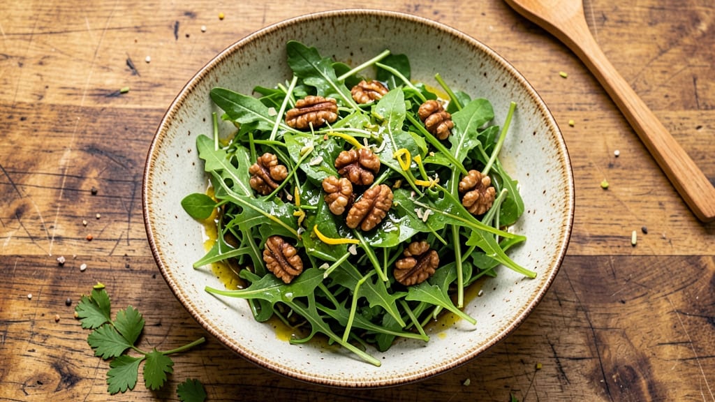 Baby Arugula Salad Recipe: Peppery Freshness With Lemon-Herb Zing