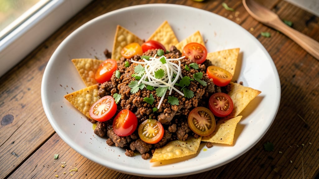 Bandera Salad Recipe: Texas-Style Layers of Crispy Tortillas and Zesty Tomato Dressing