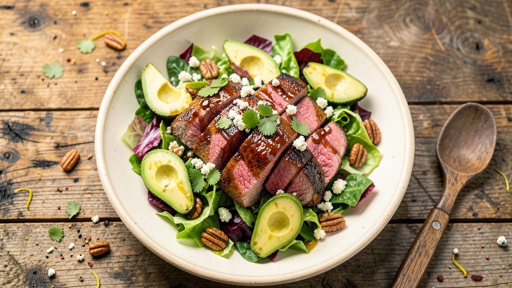 BBQ Tri Tip Salad Recipe: Smoky Grilled Meat Meets Fresh Garden Greens