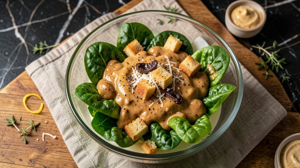 Caesar Salad Recipe Video: Crunchy Parmesan Croutons and Creamy Anchovy Dressing