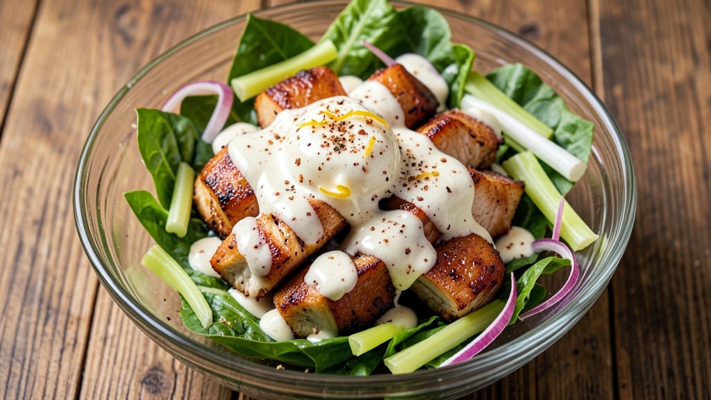 Buffalo Chicken Salad Recipe With Greek Yogurt: Spicy Kick and Cool Creaminess