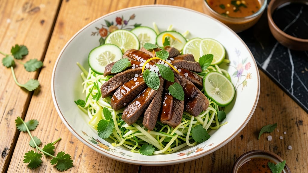 Cambodian Salad Recipe: Tangy Lime and Fish Sauce Crunch