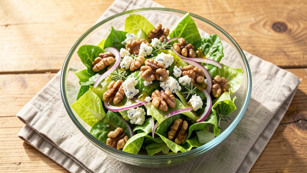 Blue Cheese Chopped Salad Recipe: Bold Tang and Crispy Celery Crowns