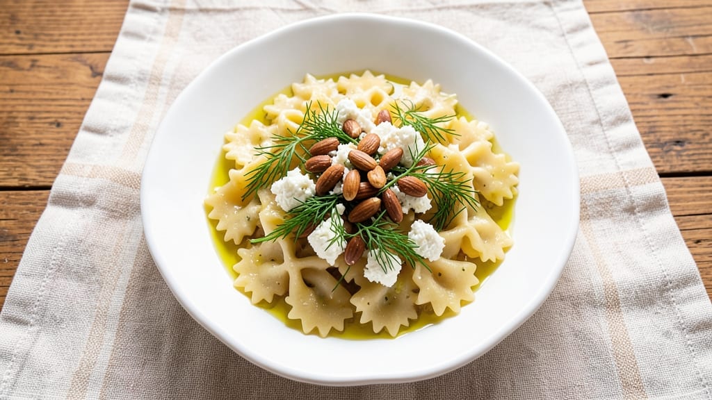 Bowtie Feta Pasta Salad Recipe: Bright Lemon-Dill Crunch in 15 Minutes
