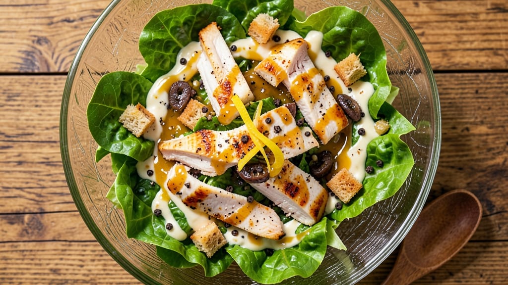 Caesar Salad Ingredients and Recipe: Crispy Croutons and Creamy Parmesan Magic