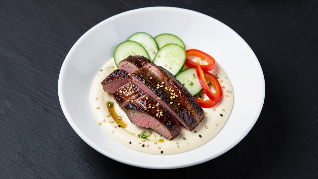 BJ's Brewhouse Ahi Tuna Salad Recipe: Crispy Sesame Crust Meets Cool Cucumber Zing