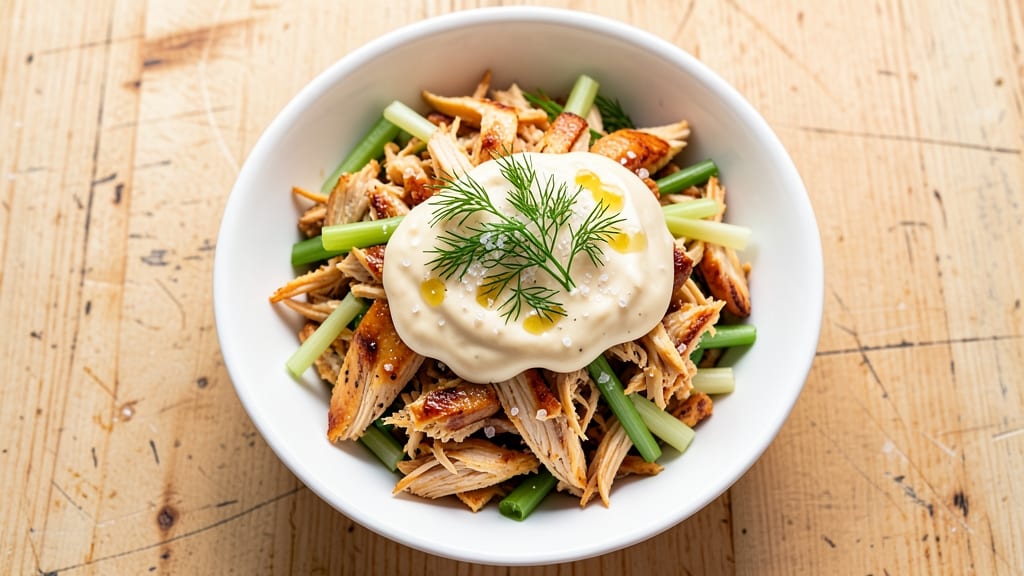 Duke's Mayonnaise Chicken Salad Recipe: Celery Crown Crunch Without the Mess