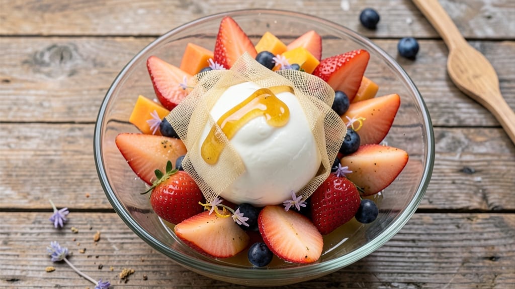 Burrata and Fruit Salad Recipe: Creamy Cheese Meets Bright Summer Bites
