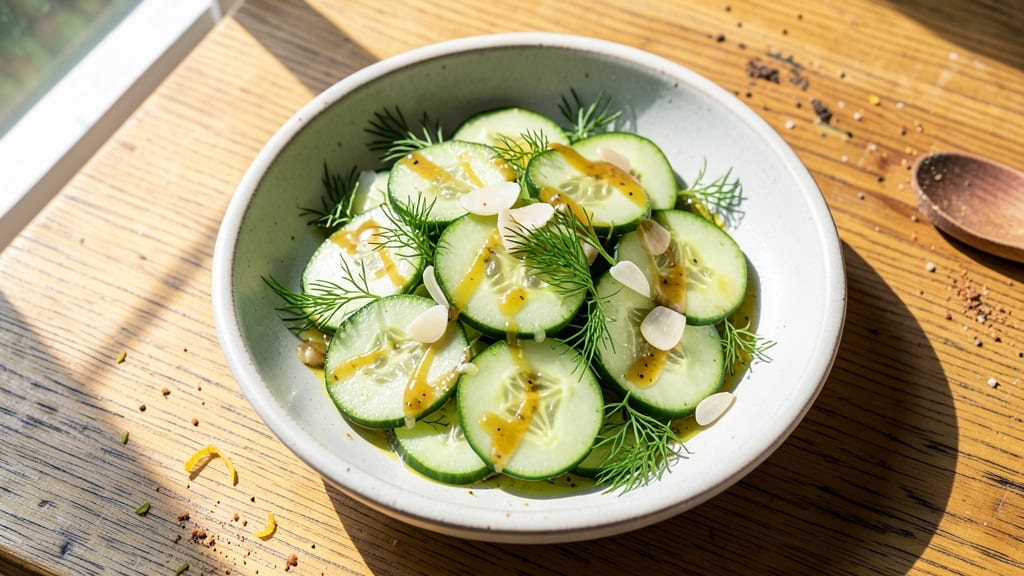 Cucumber Salad Recipe No Sugar: Refreshing Vinegar-Kissed Crunch Without Guilt