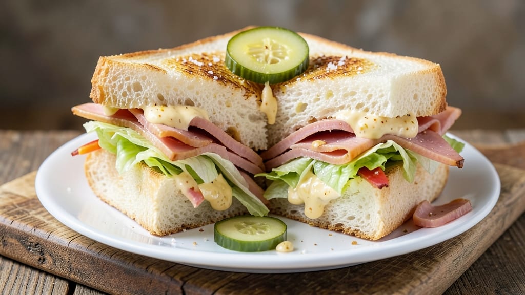 Canned Ham Salad Sandwich Recipe: Smoky Cured Ham Meets Soft Bread Bliss