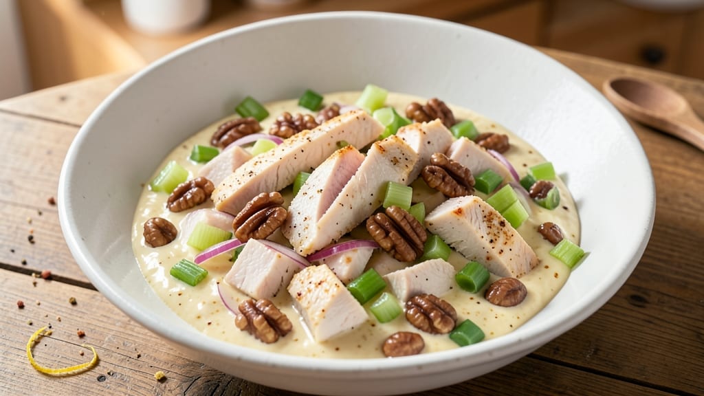 Chicken Salad with Walnuts and Celery Recipe: Crunchy Texture That Stays Fresh All Day