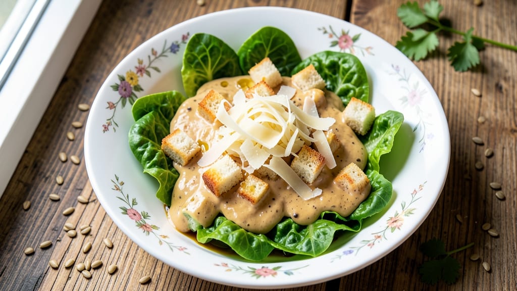 Caesar Salad Recipe UK: Crispy Croutons and Creamy Parmesan Twist