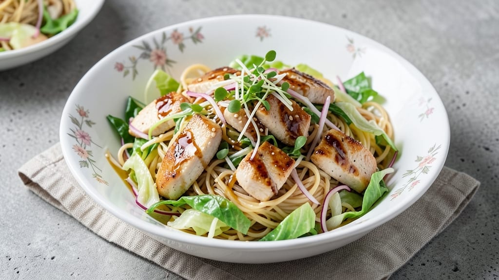 Cabbage Chicken Ramen Noodle Salad Recipe: Warm Noodles and Shredded Cabbage Harmony