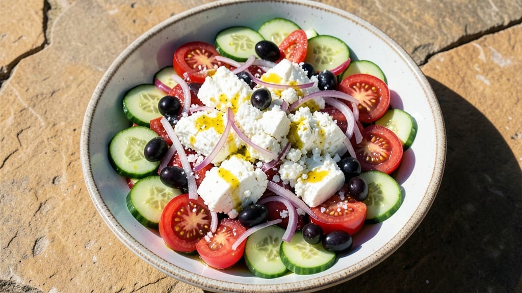 Best Greek Salad Recipe Ever: Crispy Cucumbers and Feta That Shine
