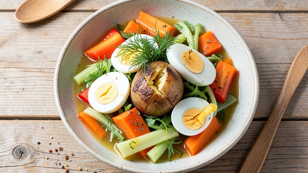 Boiled Salad Recipe: Celery Crown Crunch Meets Creamy Dill Dream