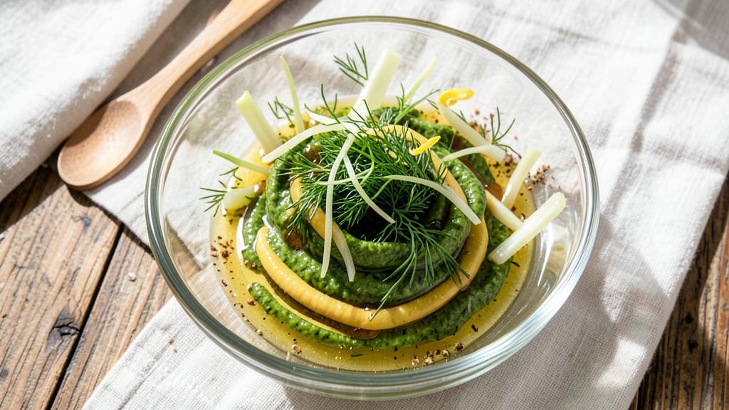 Canlis Salad Dressing Recipe: Celery Crown Crisp and Zesty Dill Harmony
