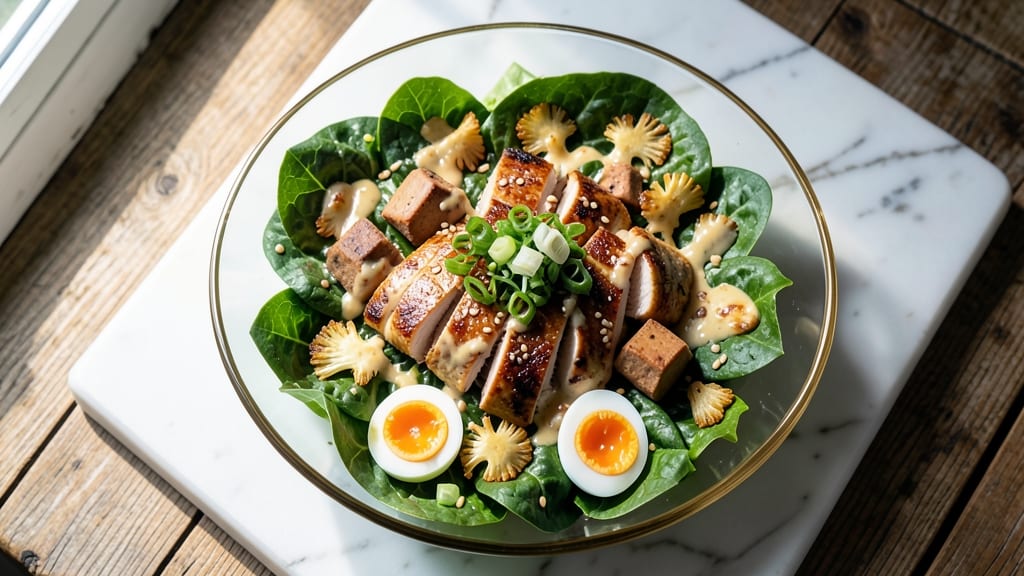 Buddakan Asian Caesar Salad Recipe: Crispy Celery Crowns Meet Tangy Tamarind Dressing