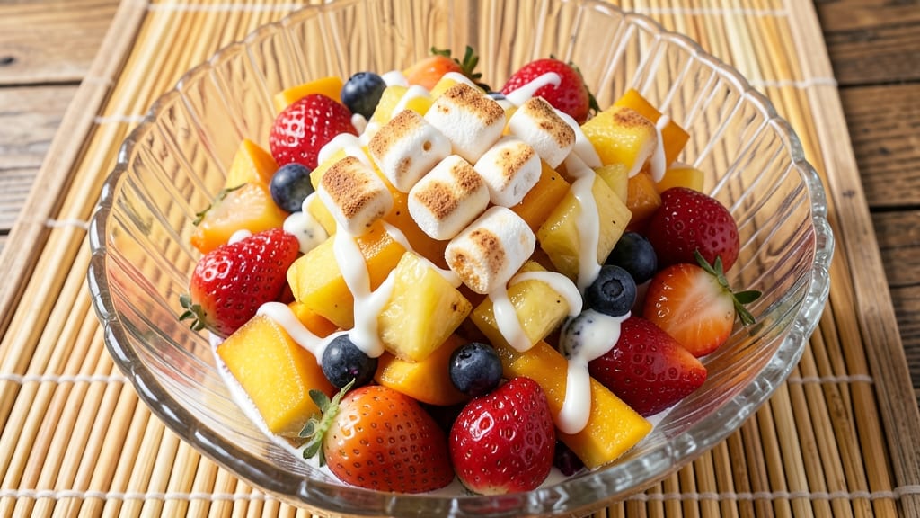 Hawaiian Fruit Salad Recipe with Marshmallows: Tropical Sweetness Meets Gooey Indulgence