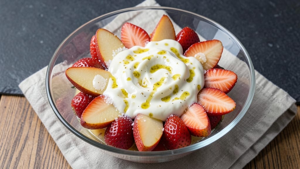 Apple Strawberry Salad Recipe: Summer Fruit Crunch Meets Creamy Yogurt Bliss