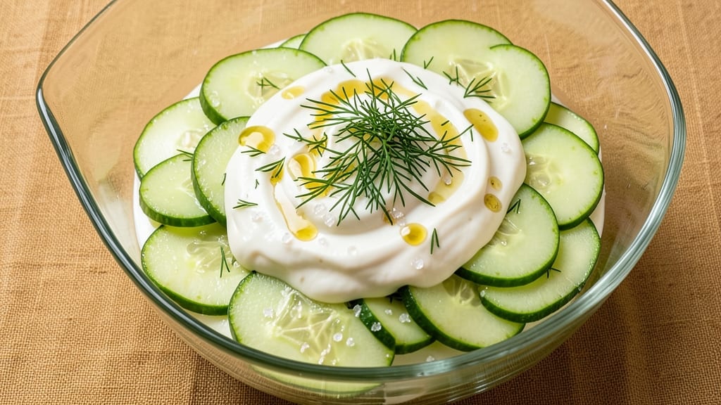 Best Creamy Cucumber Salad Recipe With Sour Cream And Dill: Crisp Cool Refreshment in 15 Minutes