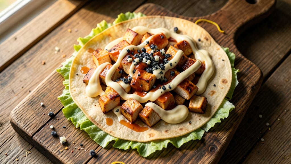 Buffalo Chicken Salad Wraps Recipe: Spicy Kick and Cool Cream Cheese Balance