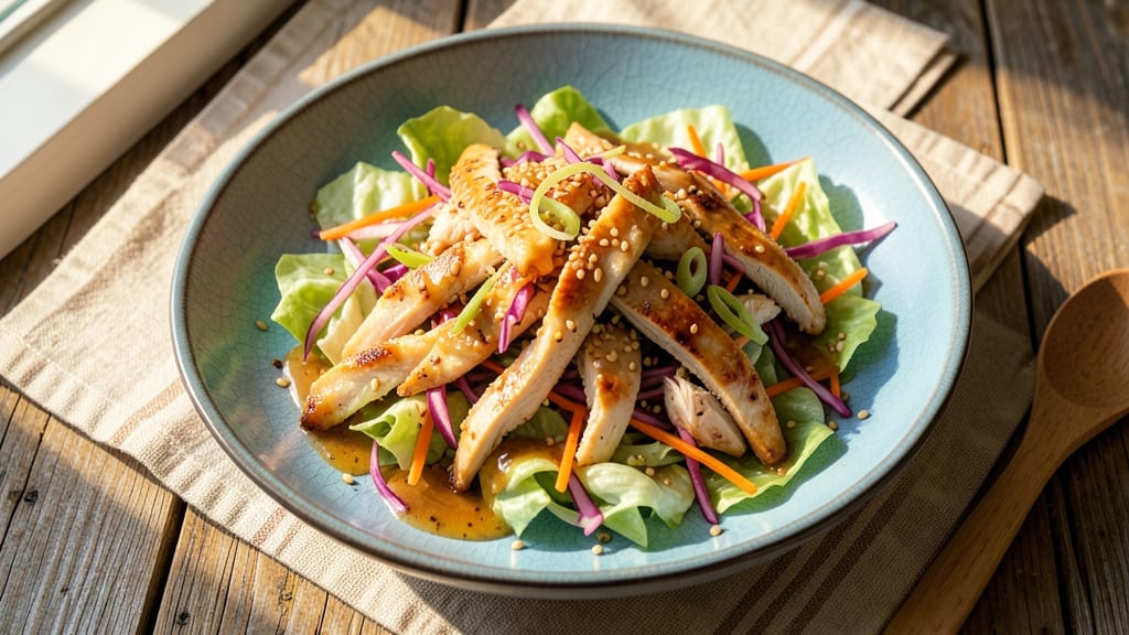 Asian Chicken Salad Sesame Dressing Recipe: Nutty-Tangy Balance for Crunchy Toppings