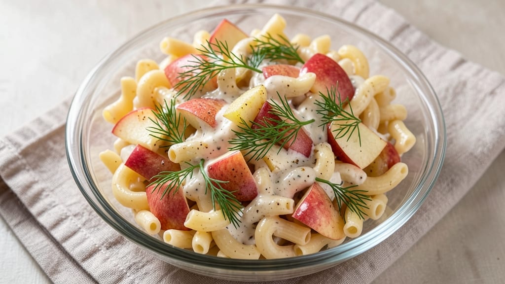 Apple Macaroni Salad Recipe: Sweet Tart Apple and Creamy Herb Balance