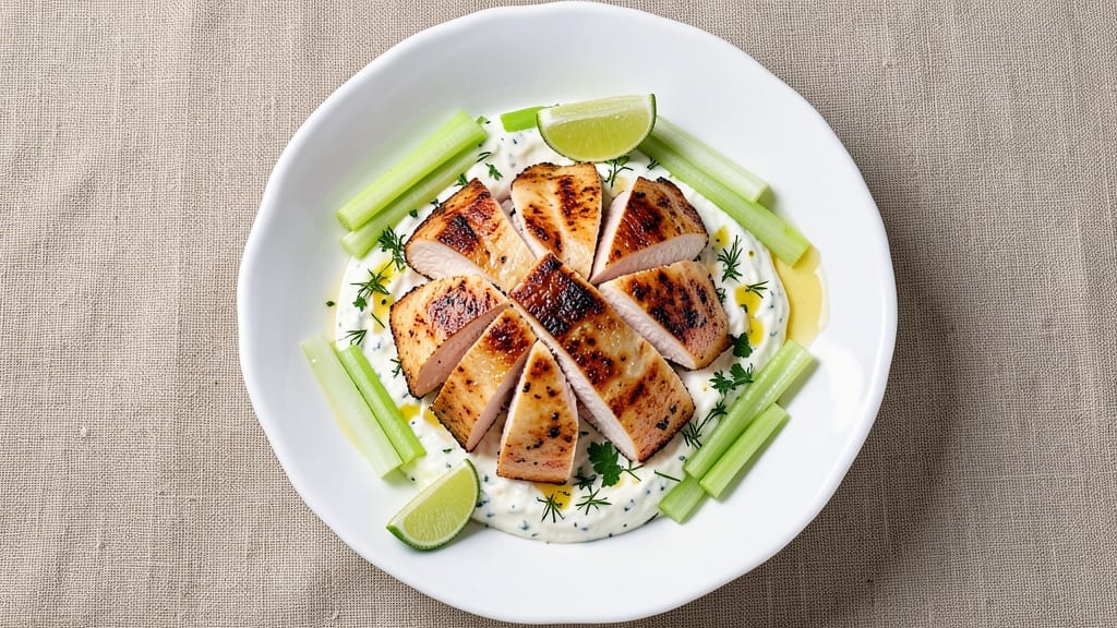 Cafe Rio Chicken Salad Recipe: Crispy Celery Crowns and Zesty Dill Swirl