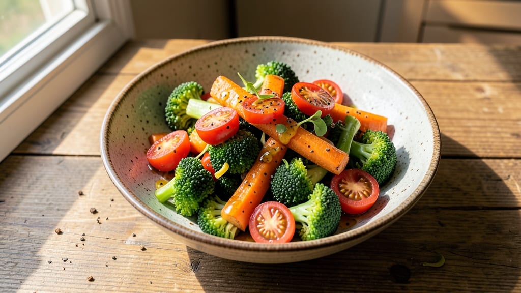 Broccoli Carrot Tomato Salad Recipe: Crunchy Freshness With Lemon-Herb Zing