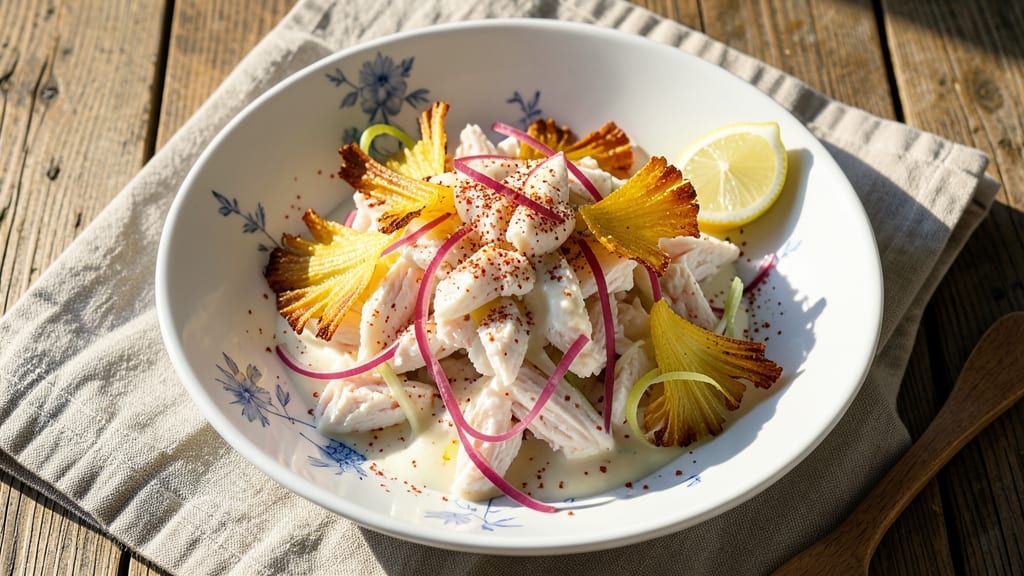 Imitation Crab Salad Recipe with Old Bay: Crispy Celery Crowns Meet Zesty Mayo Zing
