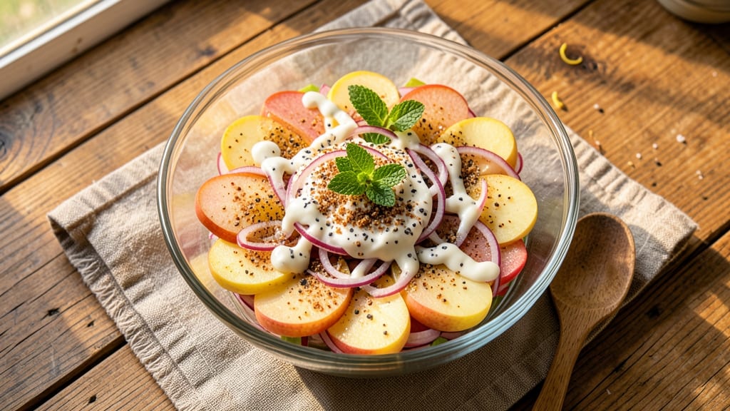Apple Salad Indian Recipe: Spiced Yogurt and Crunchy Apple Harmony