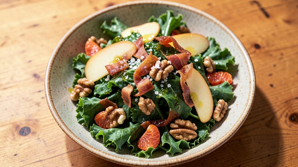 Beauty and Essex Kale Salad Recipe: Crispy Pancetta and Citrus Zing