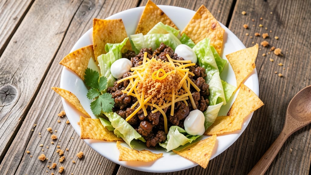 Cafe Rio Taco Salad Recipe: Crispy Tortilla Strips and Zesty Lime Dressing