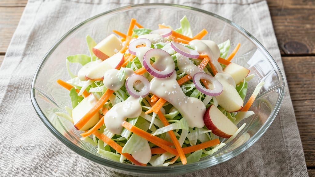 Cabbage Coleslaw Salad Recipe: Crunchy, Creamy, and Quick-Pickled Zing